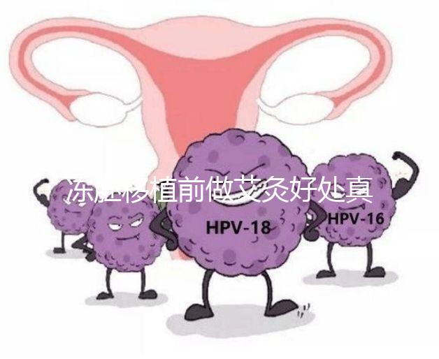 凍胚移植前做艾灸好處真不少，除了幫助著床還有這些作用