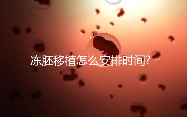 凍胚移植怎么安排時(shí)間?試管醫(yī)生:依照身體情況擇優(yōu)考慮