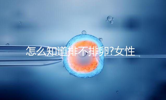 怎么知道排不排卵?女性朋友們可從這6點進(jìn)行判斷