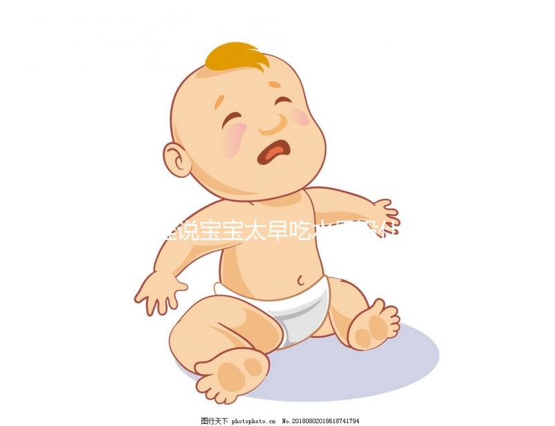 誰說寶寶太早吃水果沒什么關系，別體重超標、不長牙才后悔