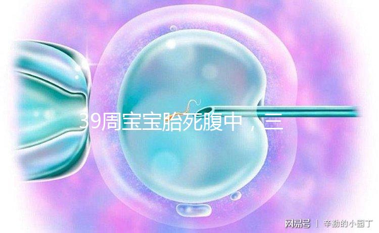39周寶寶胎死腹中，三代試管嬰兒也拯救不了的胎停流產